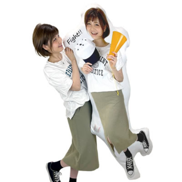 等身大オリジナルダイカットクッション 完成イメージ