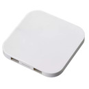 スクエア ワイヤレス充電器5W ホワイト