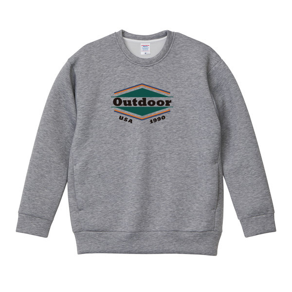 United Athle 9.4oz T/R ダンボールニット クルーネックシャツ 