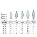 サイズ別着用イメージ