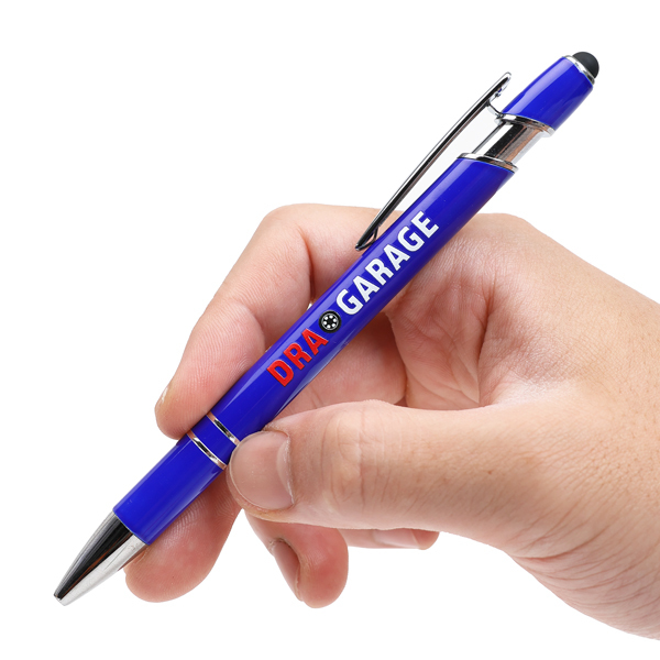 タッチペン付メタリックボールペン 0.7mm