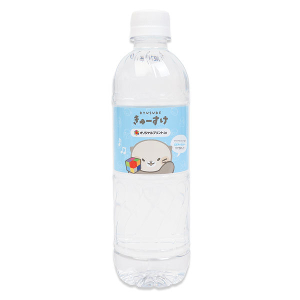 オリジナルラベル宣伝水 500ml 丸型（140本セット）