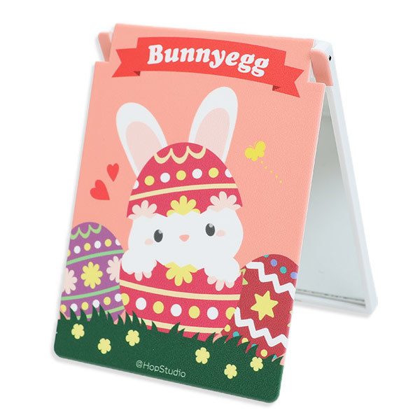 全面印刷 マットスクエアミラー(S)ホワイト