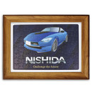 木目調で温かみのあるブラウンフレーム（オプション・有料）