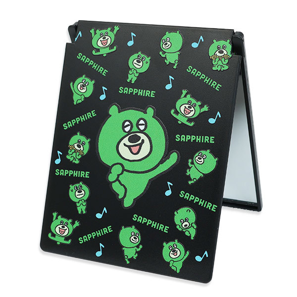 全面印刷 マットスクエアミラー(M)ブラック