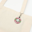 バッグやポーチに付けられるチェーン付き缶バッジ