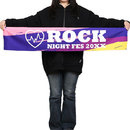  約21Ｘ110cmの一般的なマフラータオルサイズ