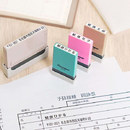 氏名印の定番！印面サイズ5×29mmのインキ内蔵式氏名印です