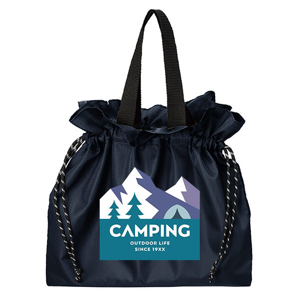 リップストップ巾着バッグ