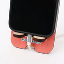 コードを差したまま端末を置けます