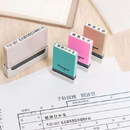 氏名印の定番！印面サイズ5&times;29mmのインキ内蔵式氏名印です