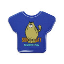 個性的なシルエットで目を引く！ユニフォーム型缶バッジ