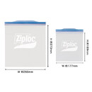 L・Mサイズのフリーザーバッグが1枚ずつ入ったセットです