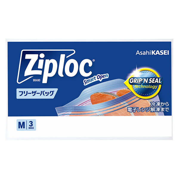 ジップロックフリーザーバッグ M3枚（袋入）