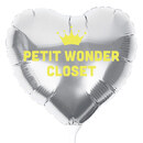 ハート型フィルム風船 25cm