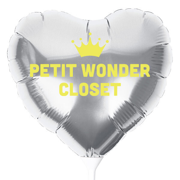 ハート型フィルム風船 25cm