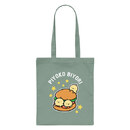 3.8oz デイリーフラットトートバッグ（S）　アイテムカラー：スモーキーグリーン