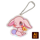 フリー型キーホルダー（キラキラホログラム）