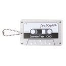 名刺型キーホルダー（シルバーラメ）