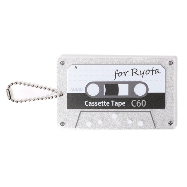 名刺型キーホルダー（シルバーラメ）