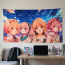 全面印刷のオリジナルバスタオルはタペストリーとして飾っても存在感抜群！