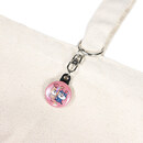 バッグやポーチに付けられるチェーン付き缶バッジ