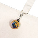 バッグやポーチに付けられるチェーン付き缶バッジ