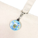 バッグやポーチに付けられるチェーン付き缶バッジ