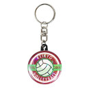 円形 ハートホログラム缶バッジキーホルダー 44mm