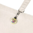 バッグやポーチに付けられるチェーン付き缶バッジ