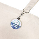 バッグやポーチに付けられるチェーン付き缶バッジ