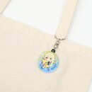 バッグやポーチに付けられるチェーン付き缶バッジ