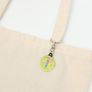 バッグやポーチに付けられるチェーン付き缶バッジ