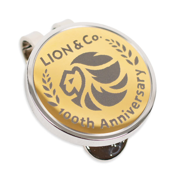 ステンレス ゴルフマーカー　アイテムカラー：ゴールド