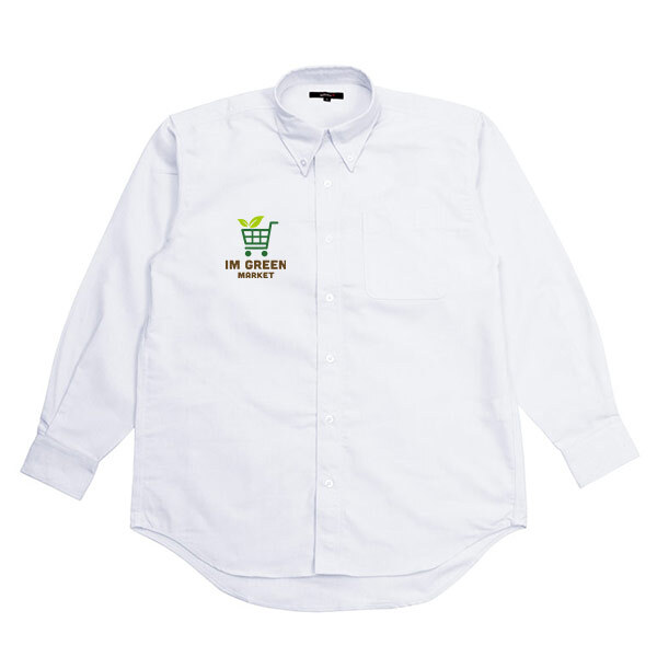 AITOZ 長袖T/Cオックスボタンダウンシャツ