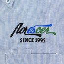 ブランドロゴやキャラクターを刺繍したオリジナルシャツを1点から作成可能！