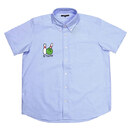 AITOZ メンズ半袖オックスボタンダウンシャツ