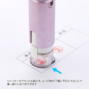 直径9mmのビジネス書類の標準的な押印枠に最適なサイズです