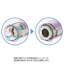 スマートになつ印できるシャッター機構