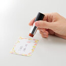 直径9.5mmでメッセージカードや書類の押印に最適なサイズです