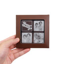 4&times;4cmサイズのチョコレートが4枚入っています