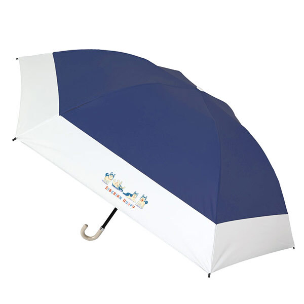ドーム型ツートーン遮光折りたたみ傘