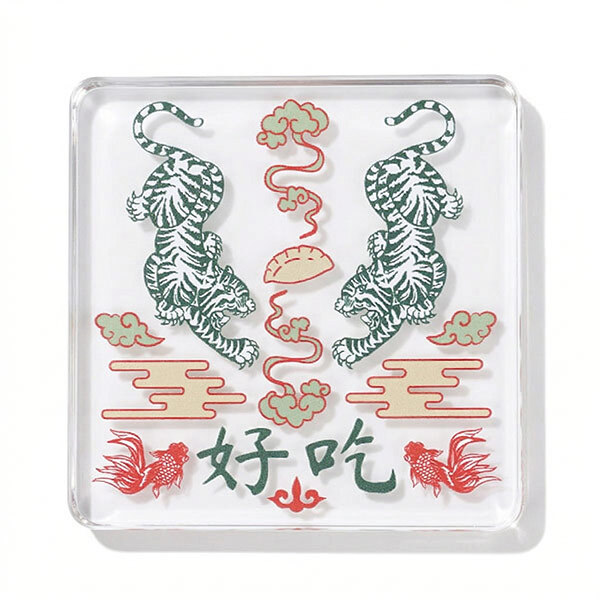 正方形 アクリルステッカー（クリア）