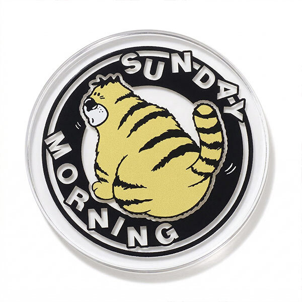 円形 アクリルステッカー（クリア）