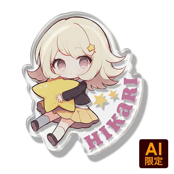 フリー型 アクリルステッカー（クリア）