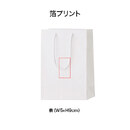 箔プリント 加工範囲イメージ