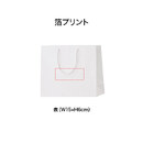 箔プリント 加工範囲イメージ