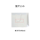 箔プリント 加工範囲イメージ