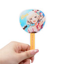 うちわ型アクリルフォトプロップス