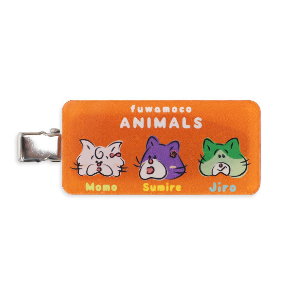 長方形 前髪クリップ（クリア）